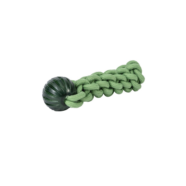 040470305 freedog toy braided biter with ball recycled dog