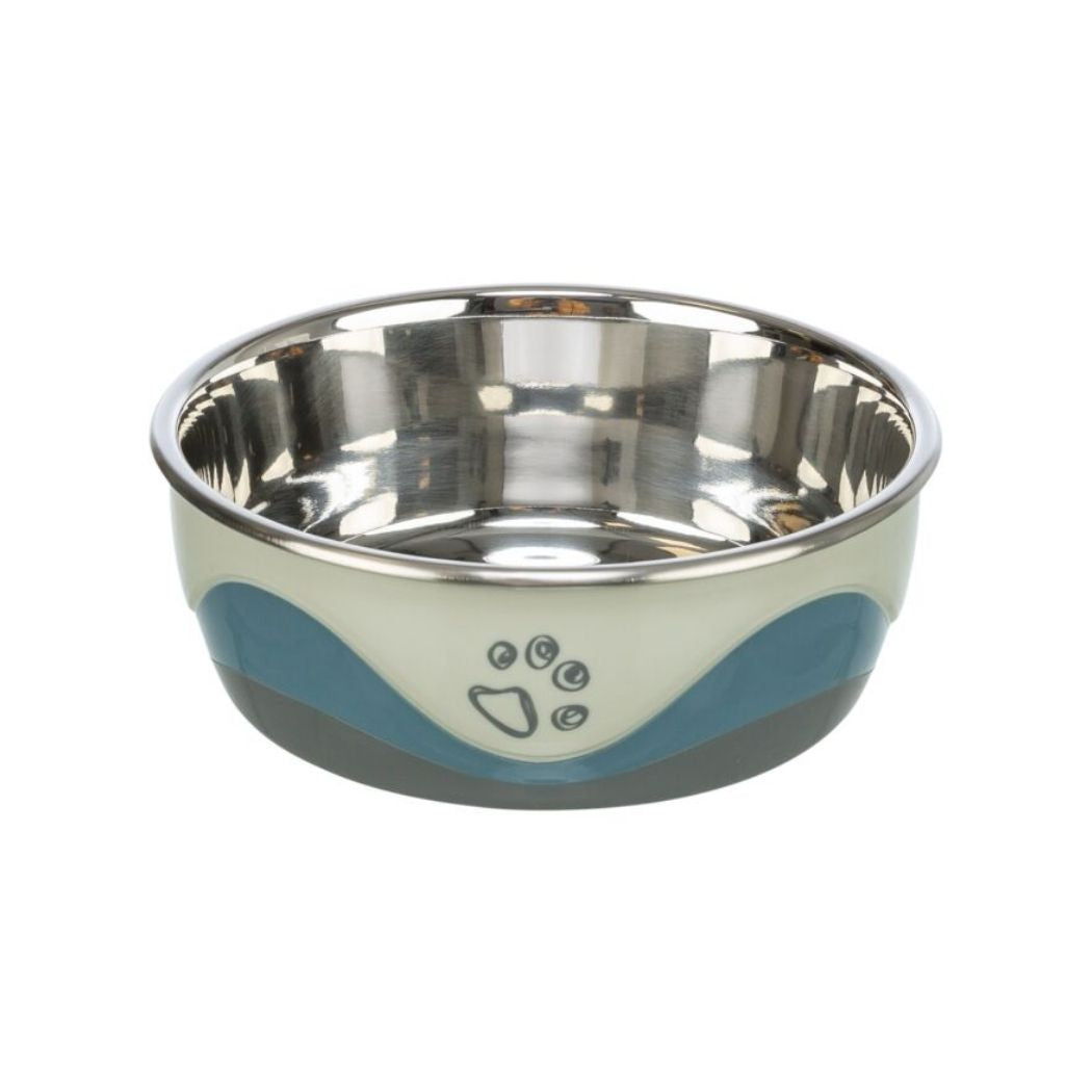 Trixie Stainless Steel Bowl with Silicone Base for Dogs and Cats
