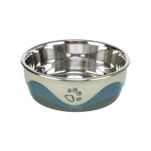 Trixie Stainless Steel Bowl with Silicone Base for Dogs and Cats