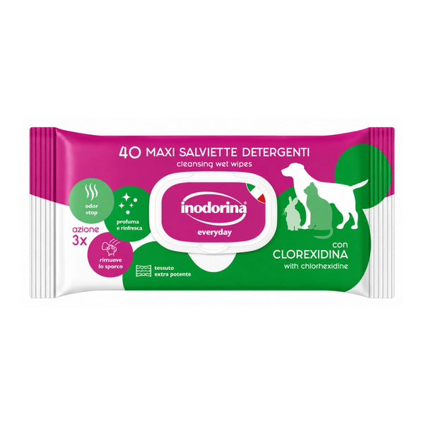 Inodorina Wet Wipes Clorexidina