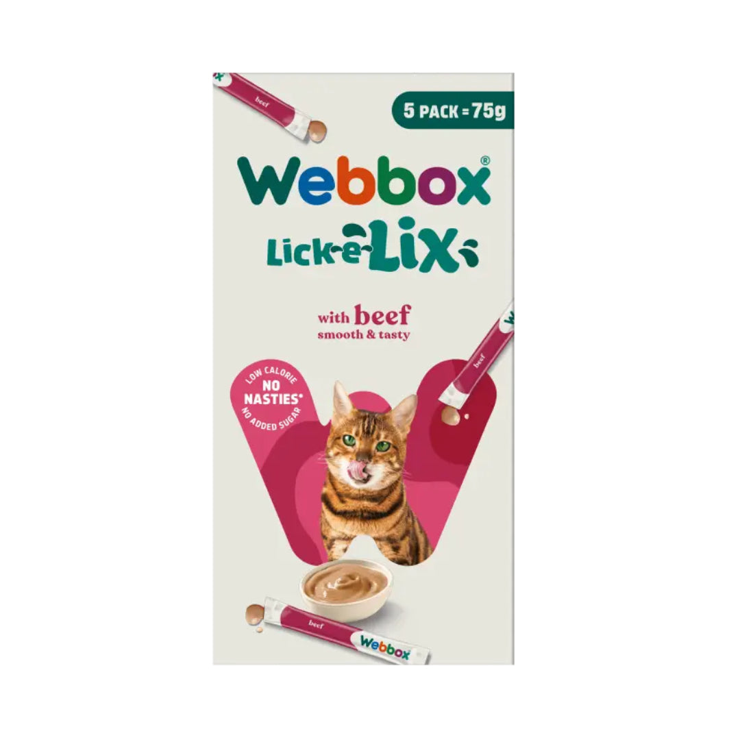 Webbox Lick-e-lix Cats with Beef