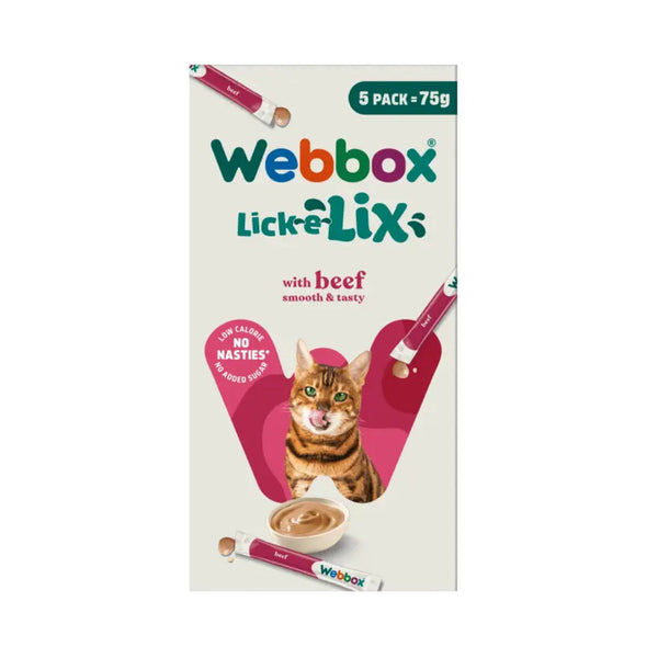 Webbox Lick-e-lix Cats with Beef