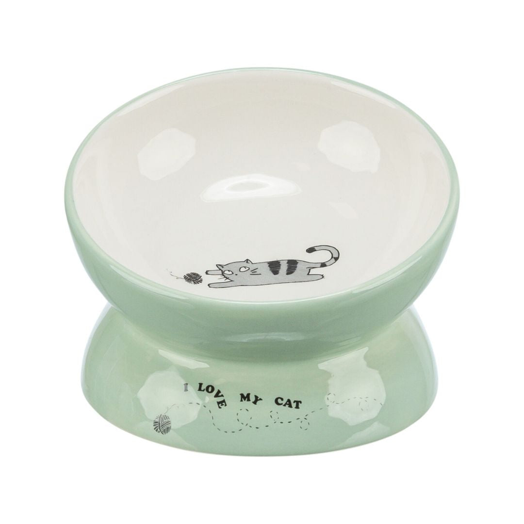 Trixie Elevated Cat Bowl Mint for Cat