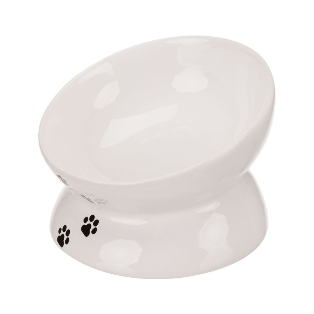 Trixie Elevated Cat Bowl White for Cat