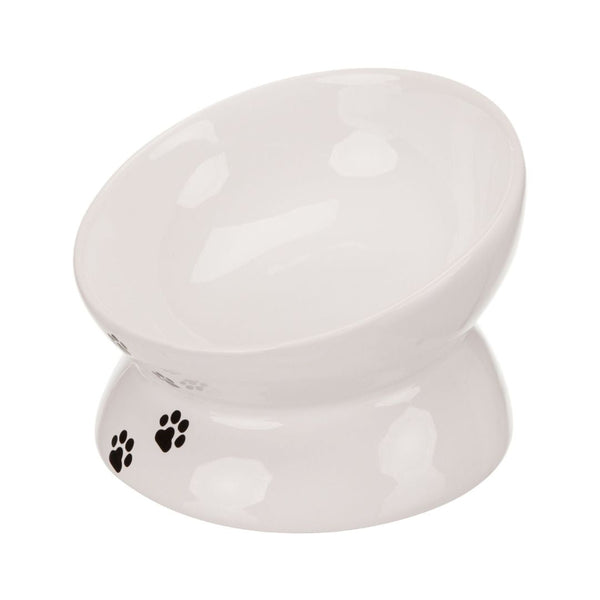 Trixie Elevated Cat Bowl White for Cat