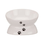 Trixie Elevated Cat Bowl White for Cat