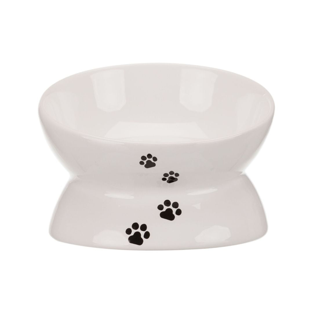 Trixie Elevated Cat Bowl White for Cat