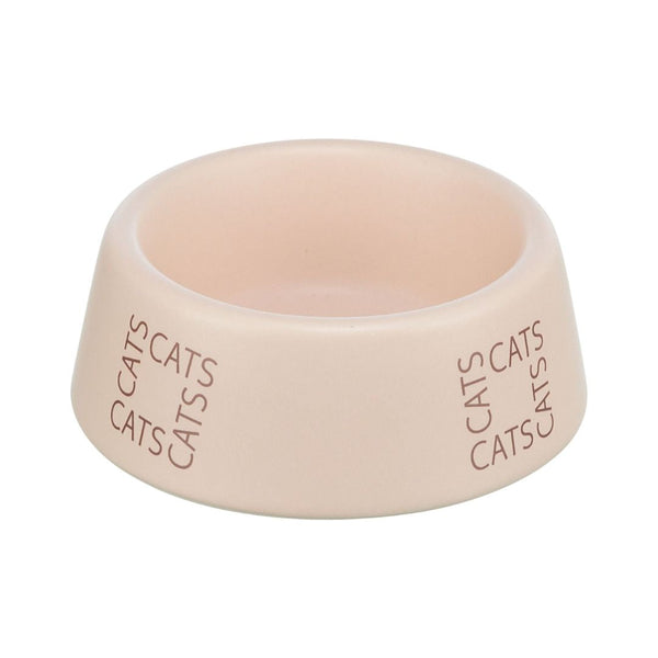Trixie Ceramic Cat Bowl Peach for Cat