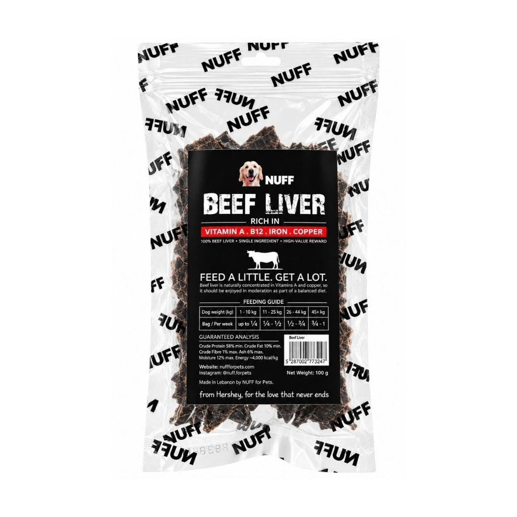 Nuff Beef Liver treats for Dogs