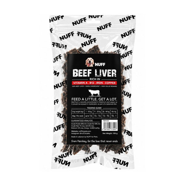 Nuff Beef Liver treats for Dogs