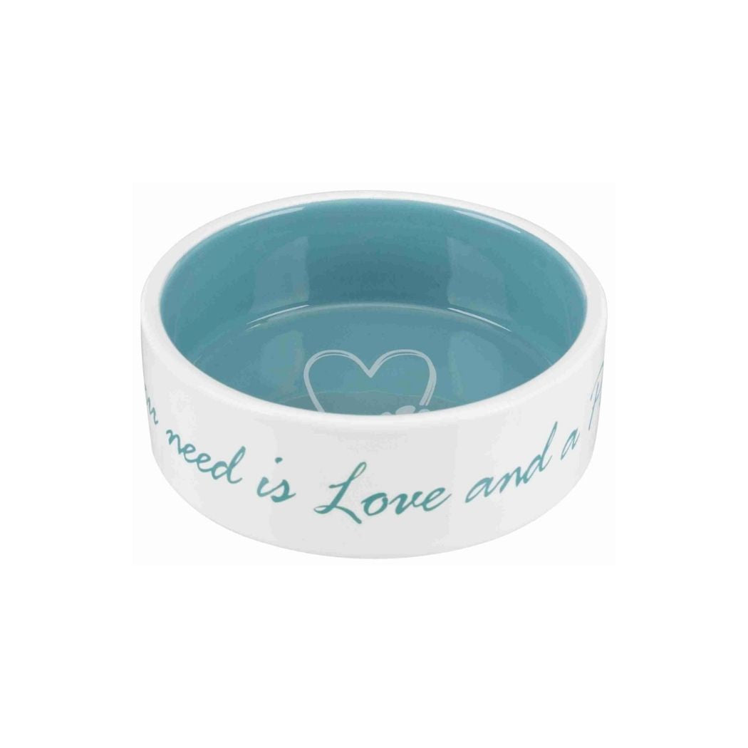Trixie Pet's Home Ceramic Bowl Love for Dogs and Cats