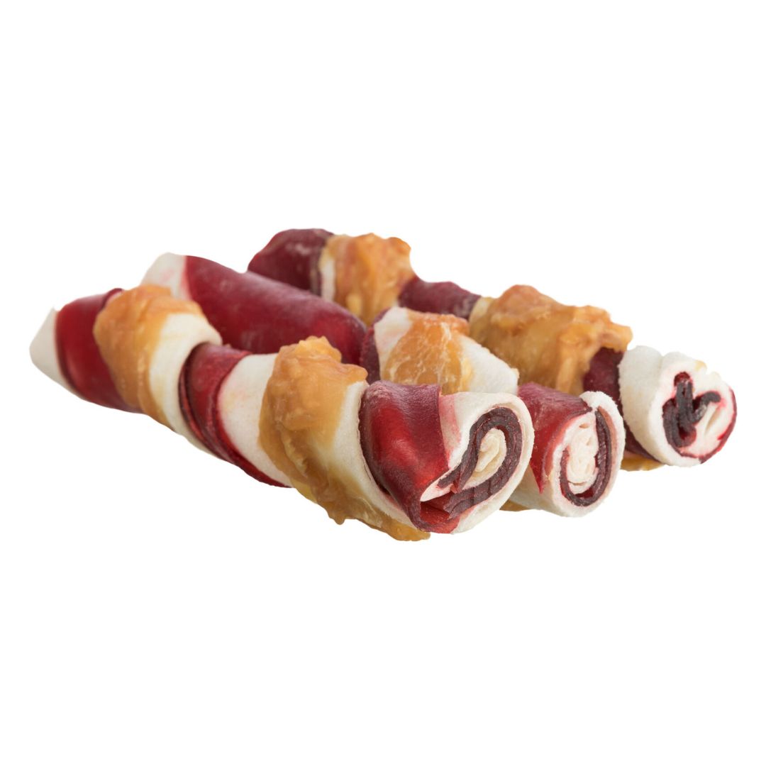 Trixie Denta Fun Barbecue Rolls Chicken for Dog