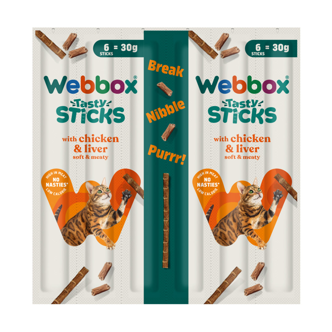 Webbox Tasty Sticks Chicken & Liver