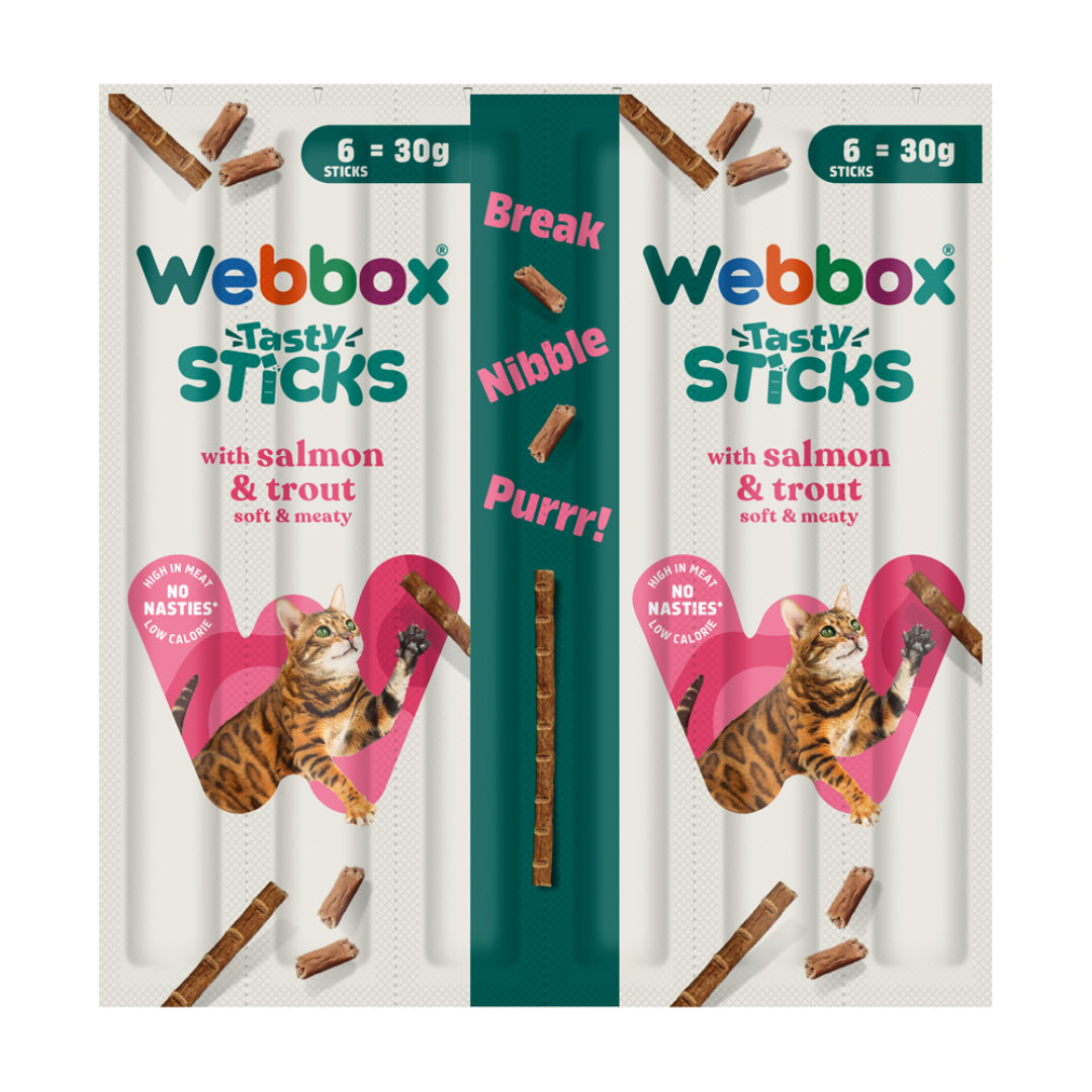 Webbox Tasty Sticks Salmon & Trout
