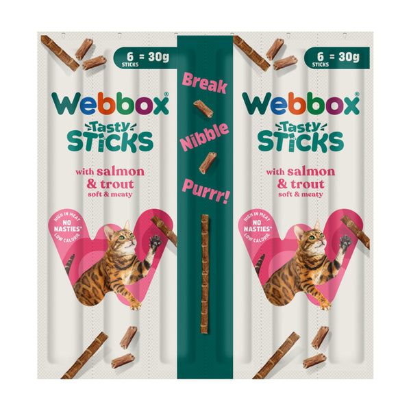 Webbox Tasty Sticks Salmon & Trout