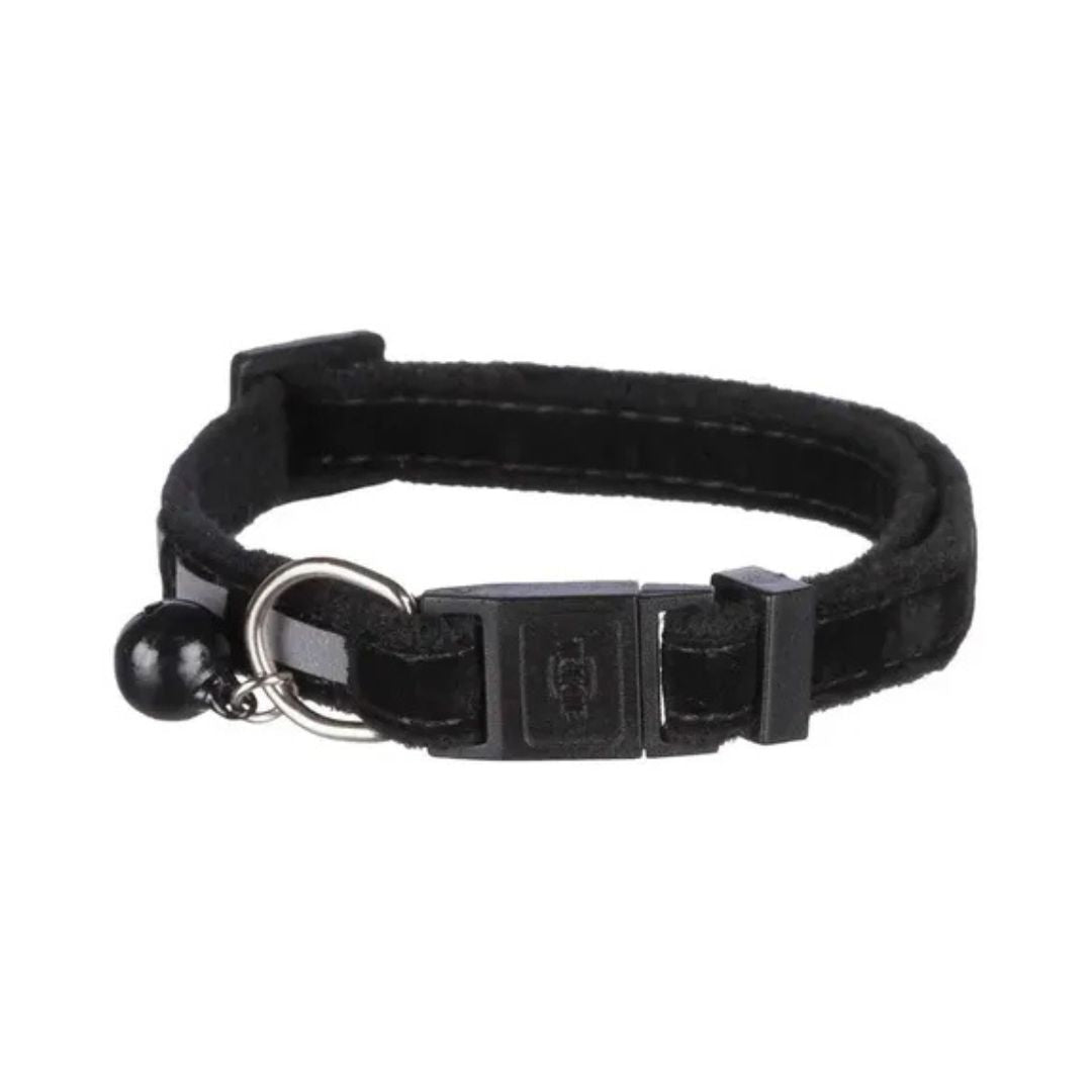 Trixie Cat Collar Reflective Velvet Black | HPH