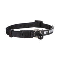 Trixie Cat Collar with Address Black | HPH