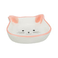 Trixie Cat Face Ceramic Bowl Orange for Cats