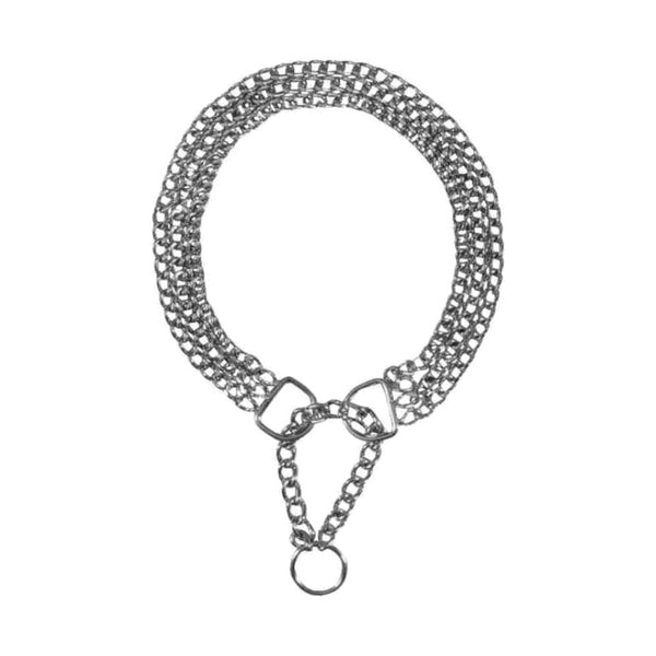 Trixie Triple Row Pull-Stop Chain Collar for Dogs