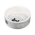Trixie Mimi Ceramic Cat Bowl Grey for Cats