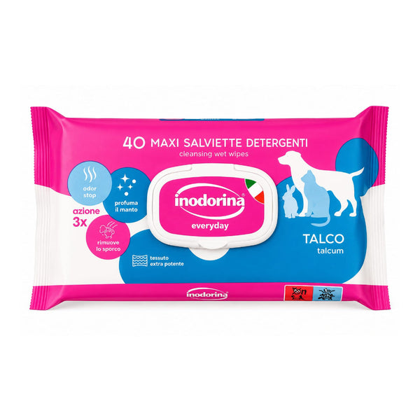 Inodorina Wet Wipes Talco