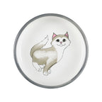 Trixie Ceramic Bowl for Short-Nosed Cats kitten motif