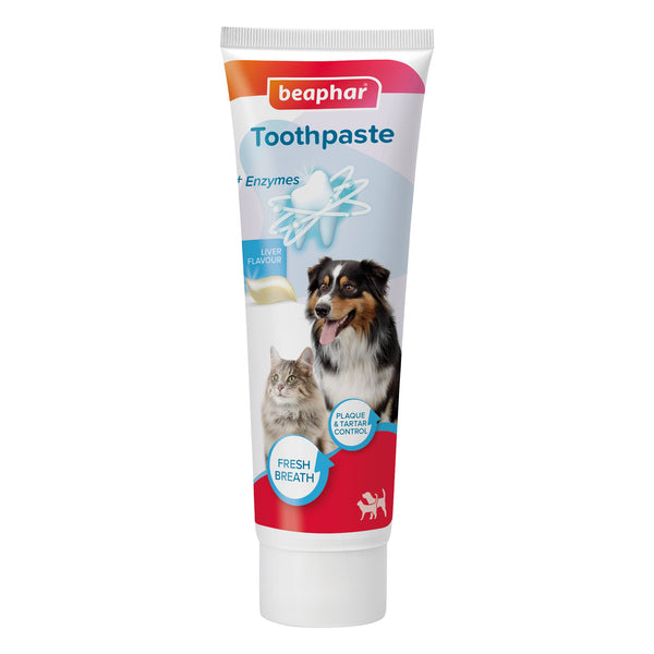 beaphar toothpaste liver dog cat dental