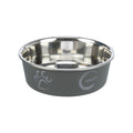 Trixie Stainless Steel Bowl with Plastic Coating Grey 0.8 L