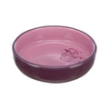Trixie Flat Ceramic Cat Bowl Berry for Cats