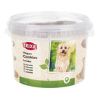 Trixie Vegan Cookies Farmies for Dogs bucket
