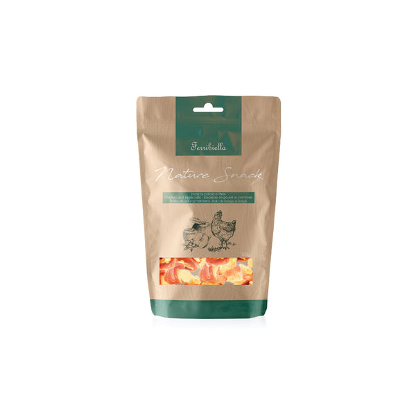 ferribiella nature snack apple chicken dog treat