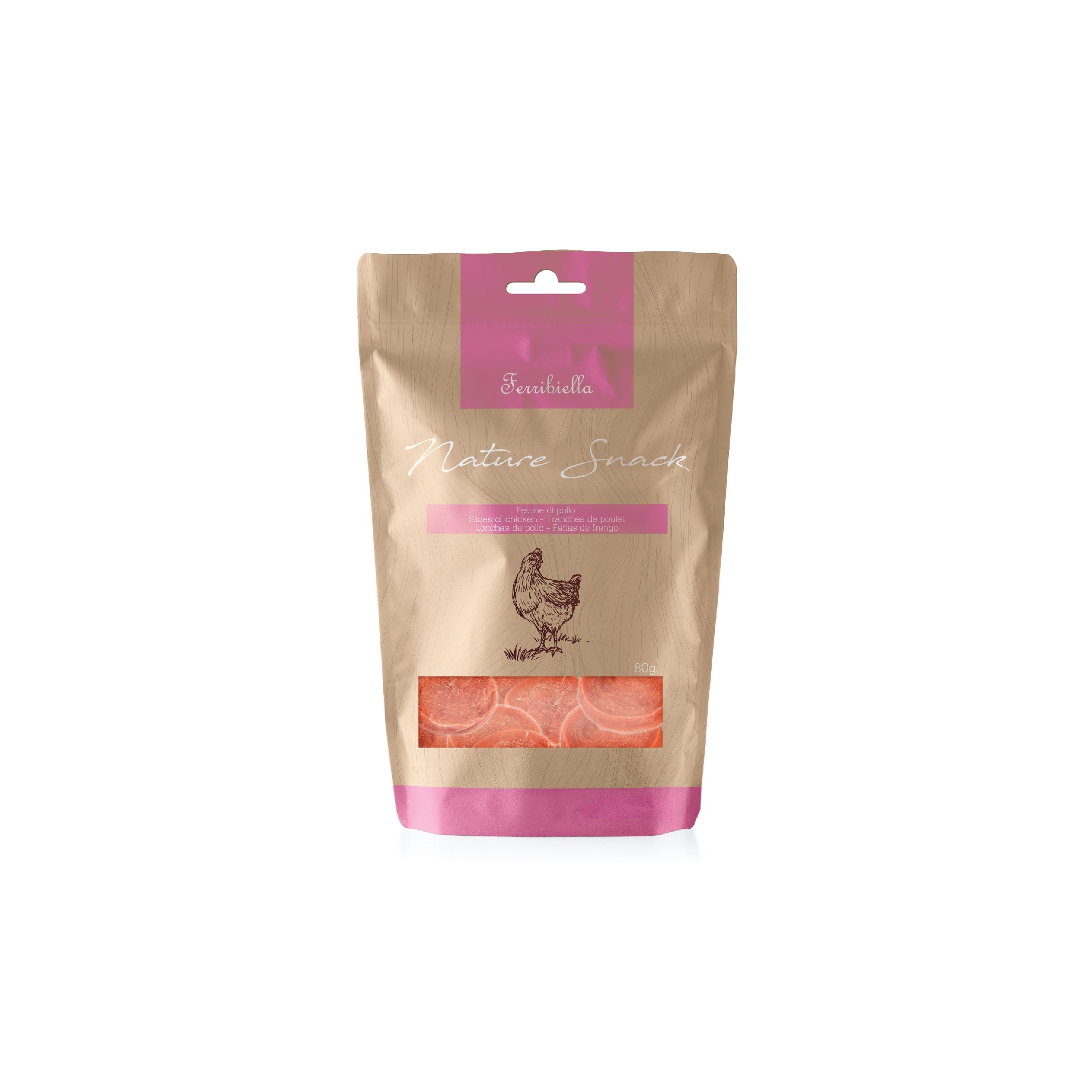 ferribiella nature snack chicken chips dog treat