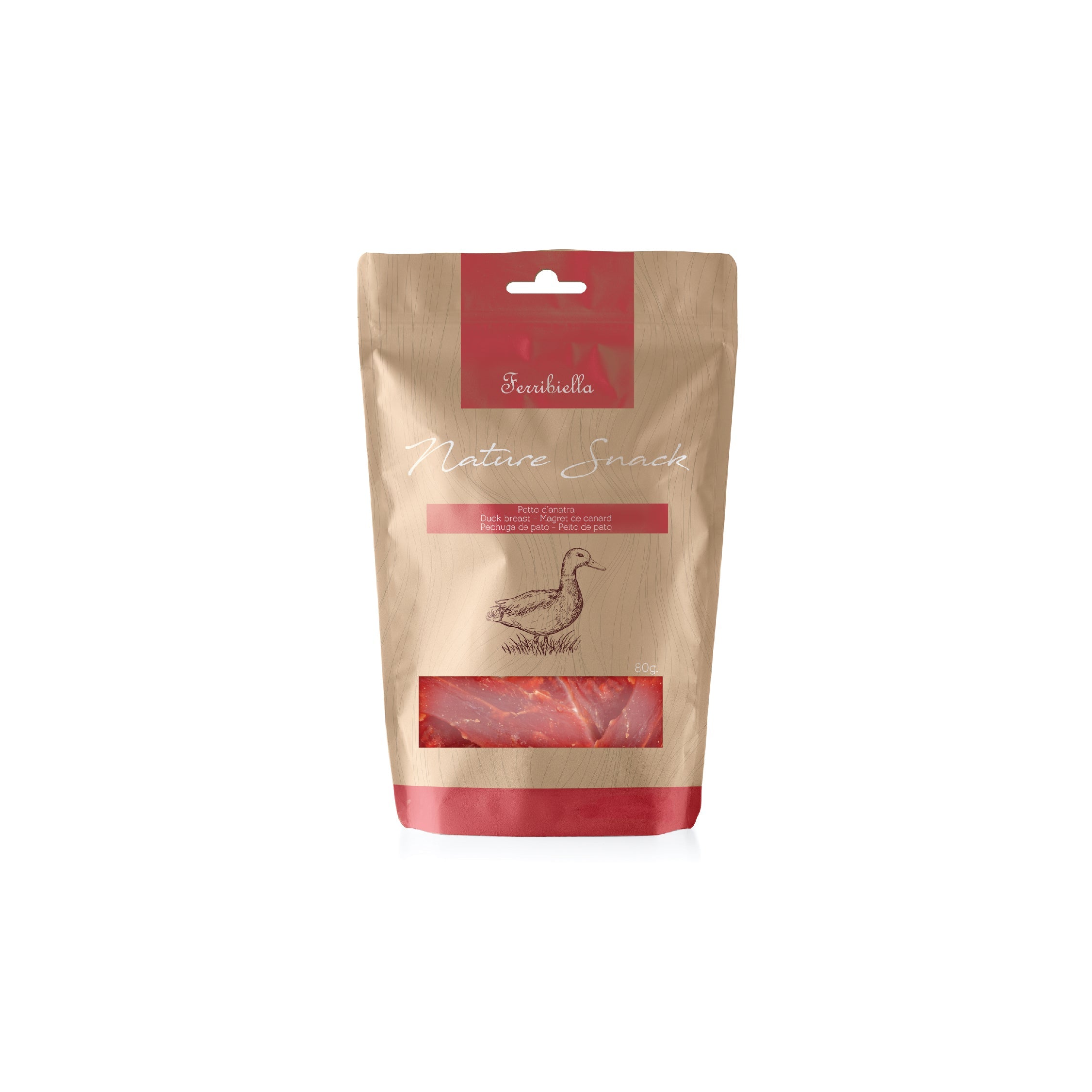 ferribiella nature snack duck breast dog treat