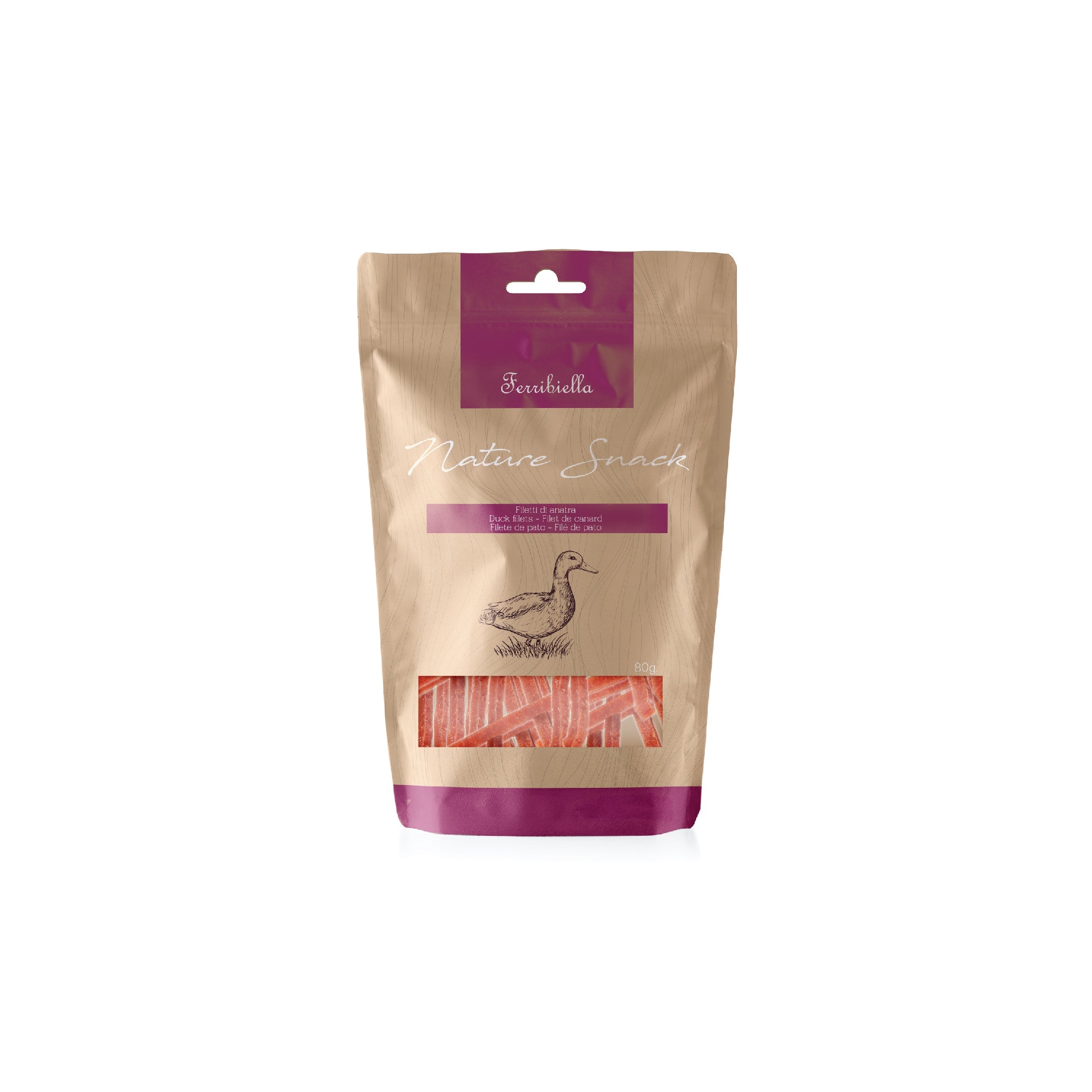 ferribiella nature snack duck filet dog treat