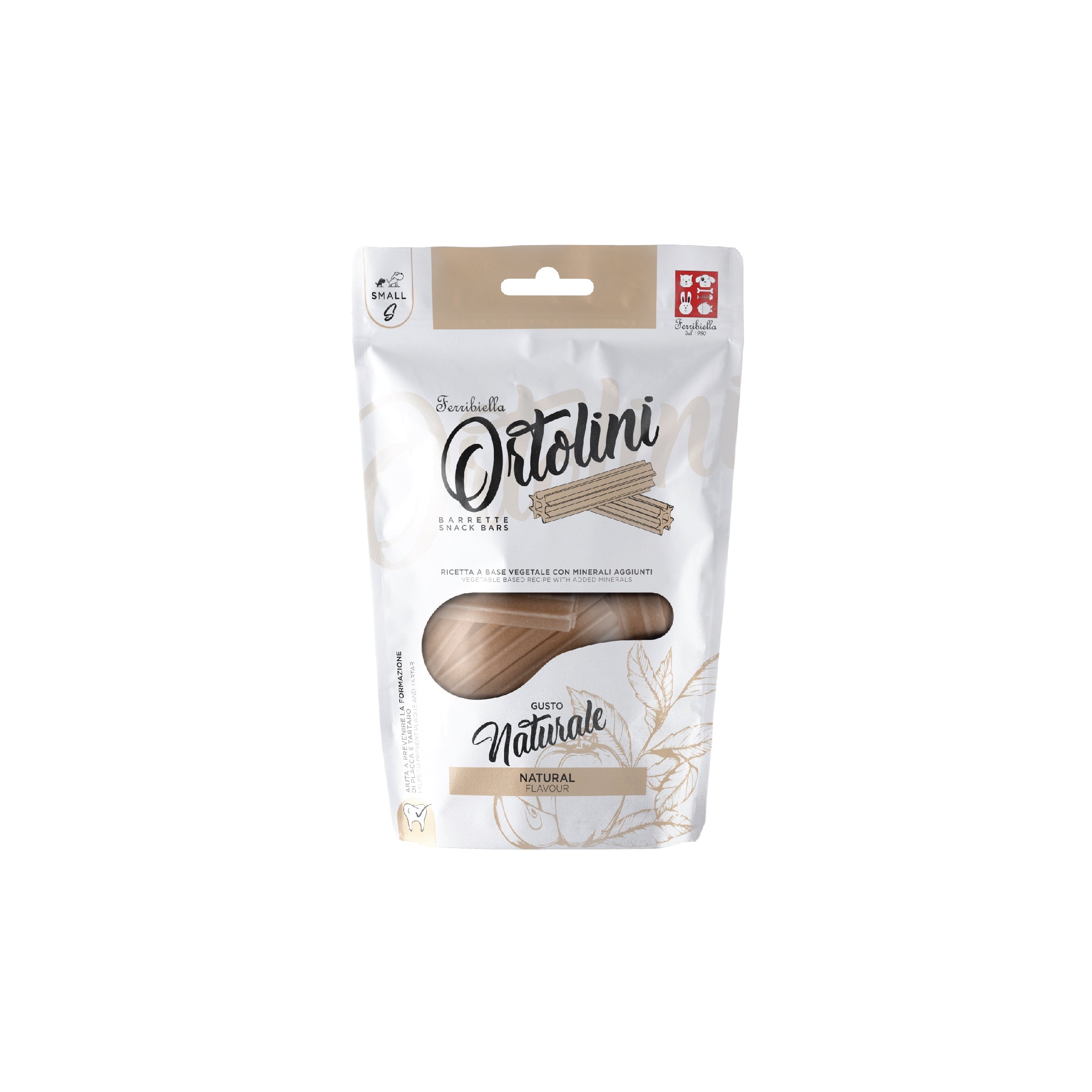 ferribiella ortolini natural bars l dog treat