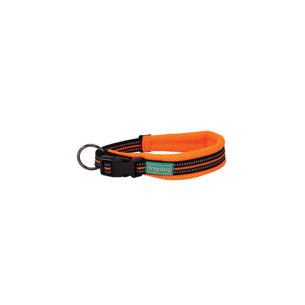 freedog soft sport collar orange dog