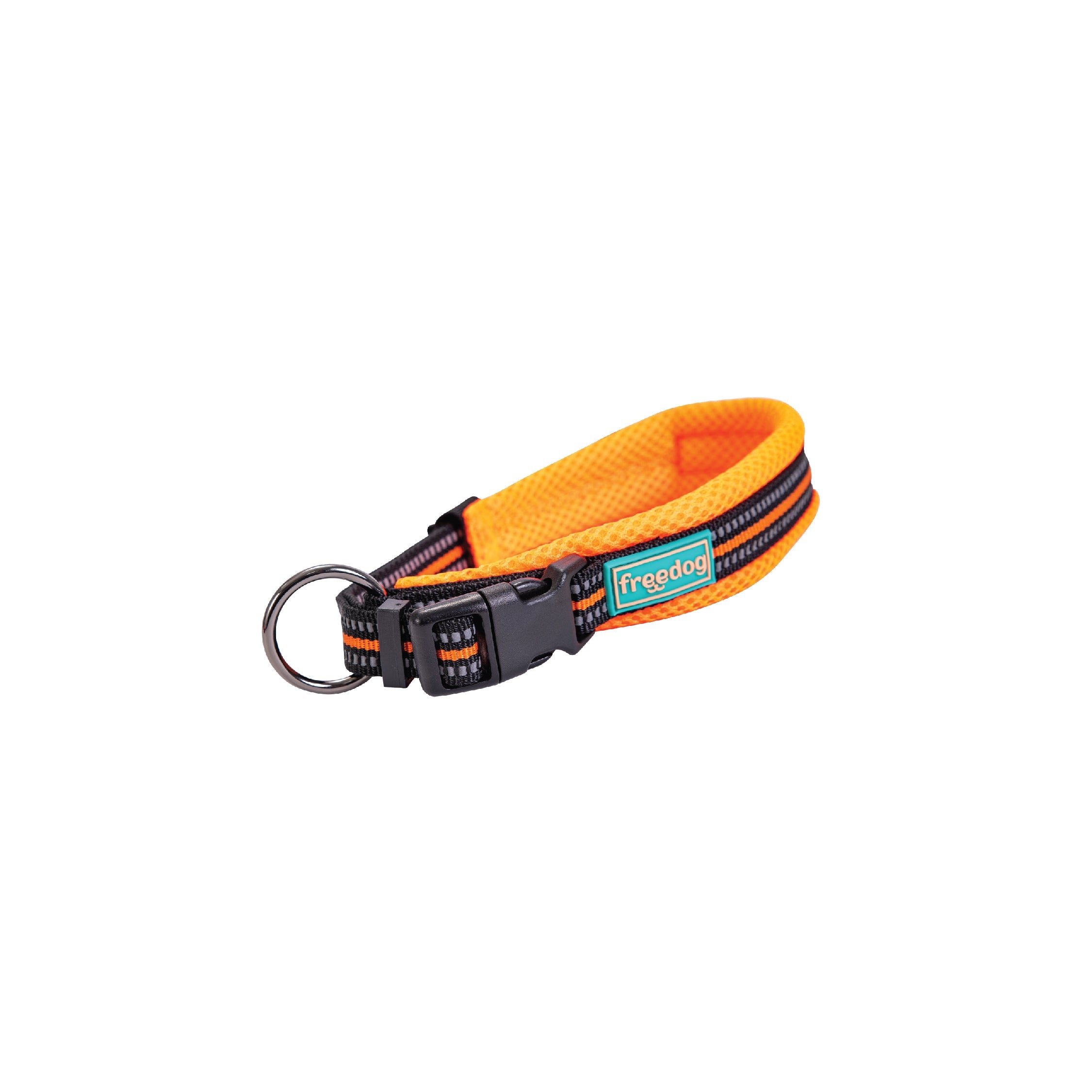 freedog soft sport collar orange dog