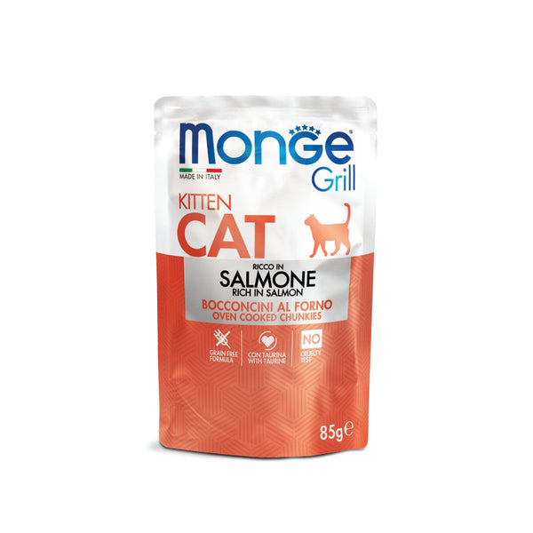 monge cat grill adult salmon wet food