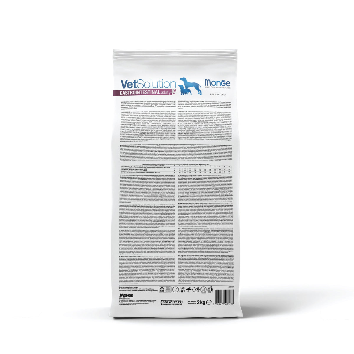 monge vetsolution gastrointestinal dog dry food