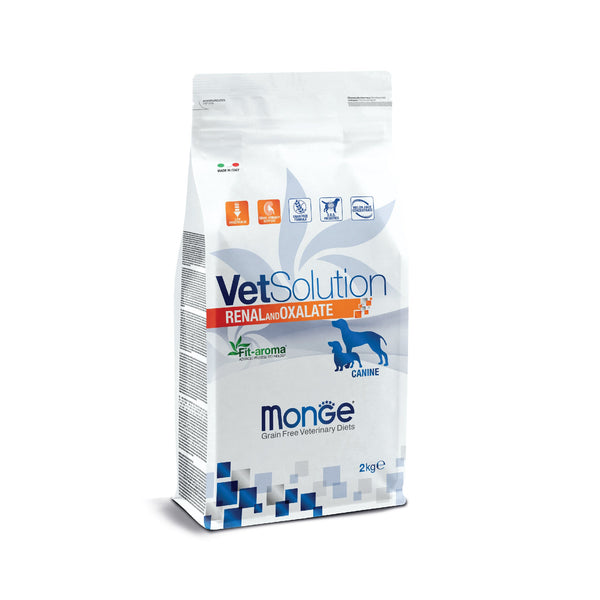 monge vetsolution renal oxalate dog dry food