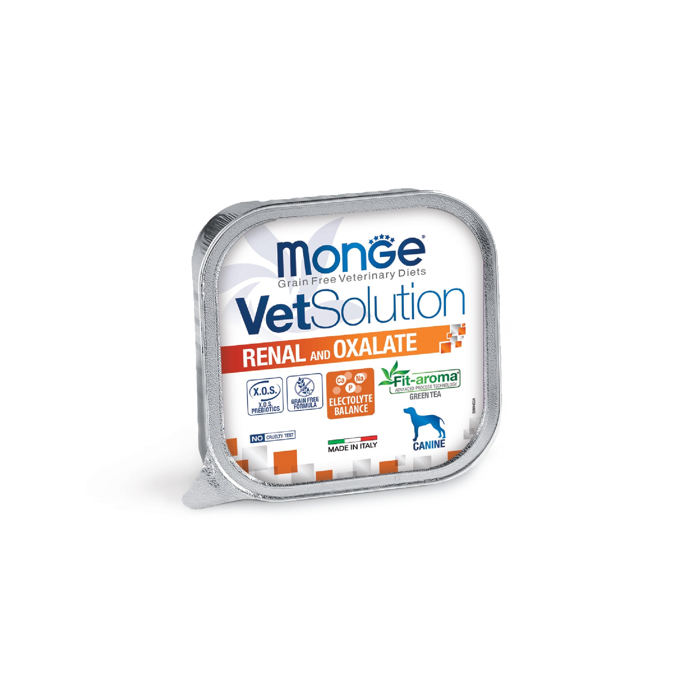 monge vetsolution renal oxalate dog wet food